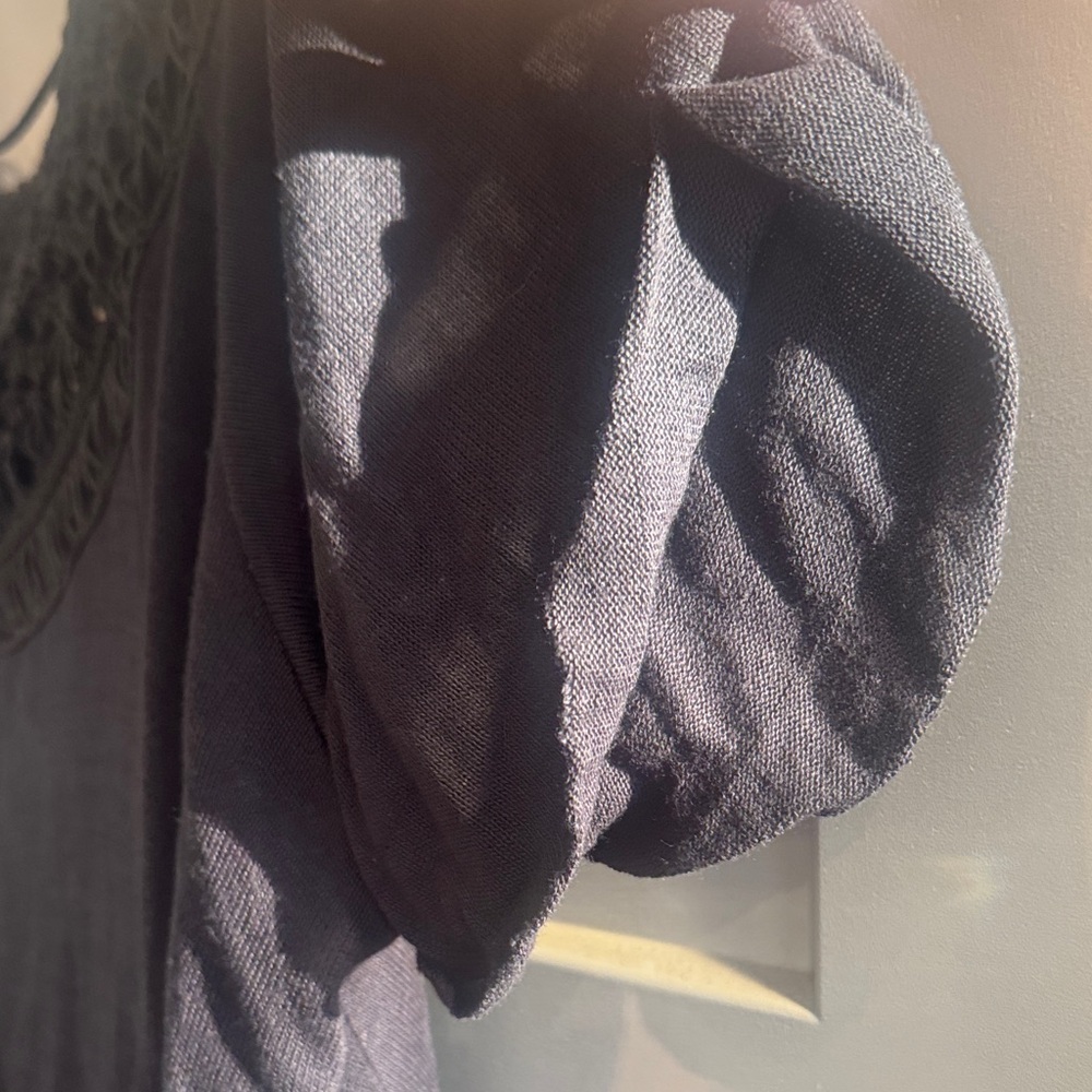 We The Free Black Crochet Yoke Tunic Top - Picture 5 of 5